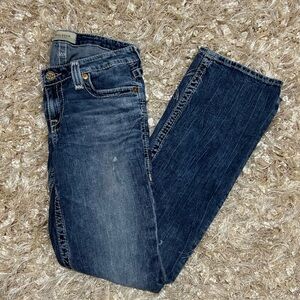 Big Star | Women's Maddie Boot Distressed Denim Blue Jeans Size 27R